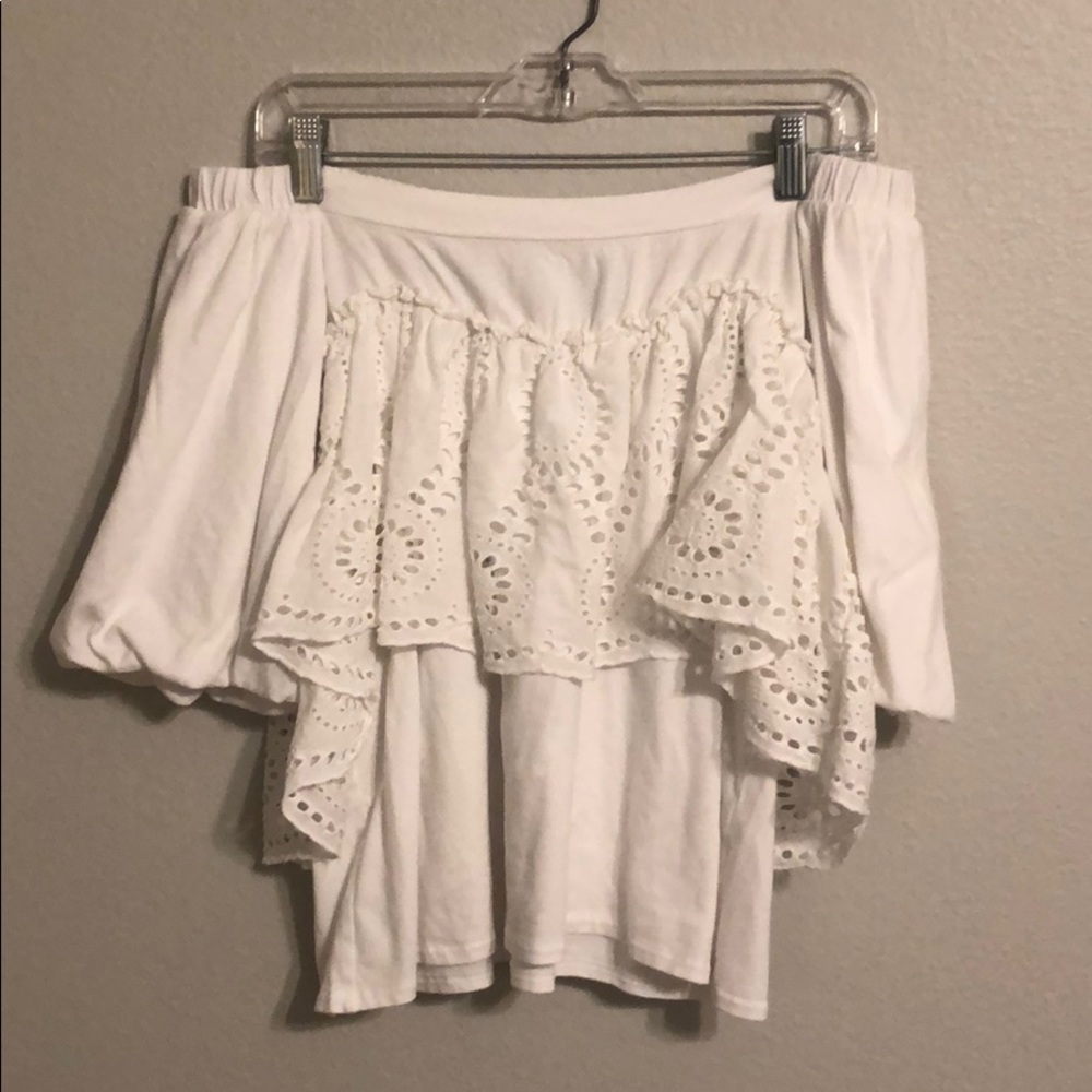 Off the shoulder shirt